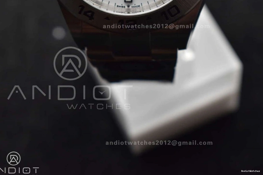 1:1 Explorer SS II Clean Best 42mm Bracelet 226570 Edition 904L on 845 Dial DD3285 CHS White ComfortFit 0325